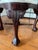 1990s 1990s Chippendale-Style Hand-Carved Mahogany Corner Chair For Sale - Image 5 of 12