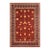Shabby Chic Tribal Super Kazak Red/Blue Wool Rug - 6'10'' X 9'6'' For Sale