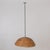 Italian 1960s Large Italian Rattan Dome Pendant Light For Sale - Image 3 of 13
