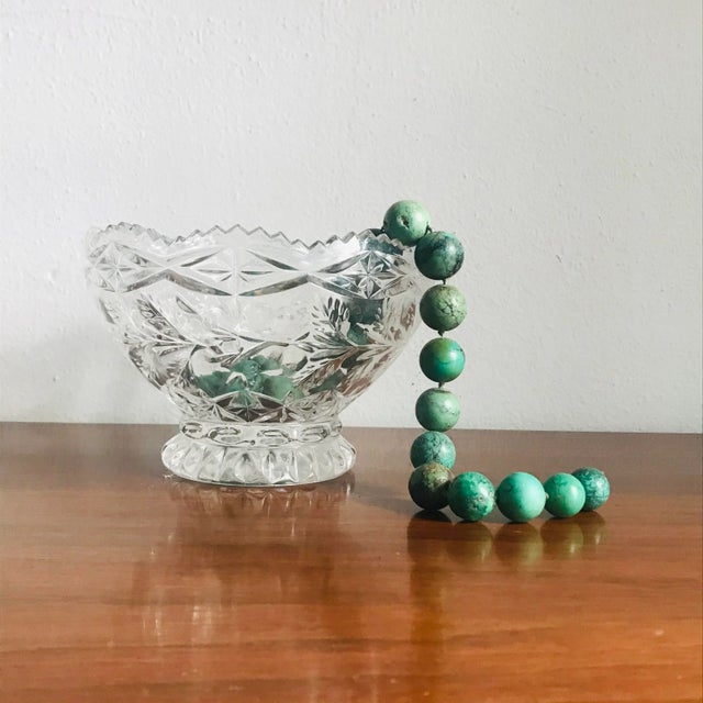 Traditional Vintage Cut Bleikristall Germany Lead Crystal Bowl For Sale - Image 3 of 6