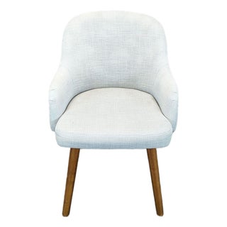West Elm Upholstered Dining Chair For Sale