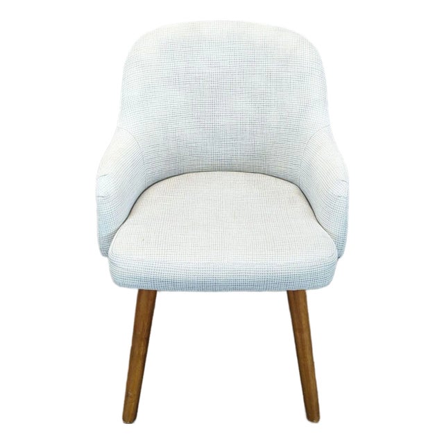 West Elm Upholstered Dining Chair For Sale
