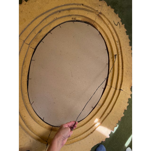 Spanish Colonial (Peruvian) Vintage Peruvian Sunburst Mirror For Sale - Image 4 of 6