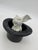 Ceramic Set of 10, Mid 20th Century Magician Black Bunny in a Hat Rabbit Figural Collection For Sale - Image 7 of 12