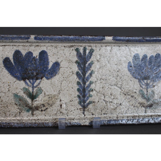 Ceramic Vintage French Ceramic Tray by Gustave Reynaud, 1960s For Sale - Image 7 of 13