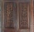 Vintage Hand-Carved Floral Wood Barn Doors | Natural Resort-Style Statement Doors 96 For Sale - Image 4 of 7