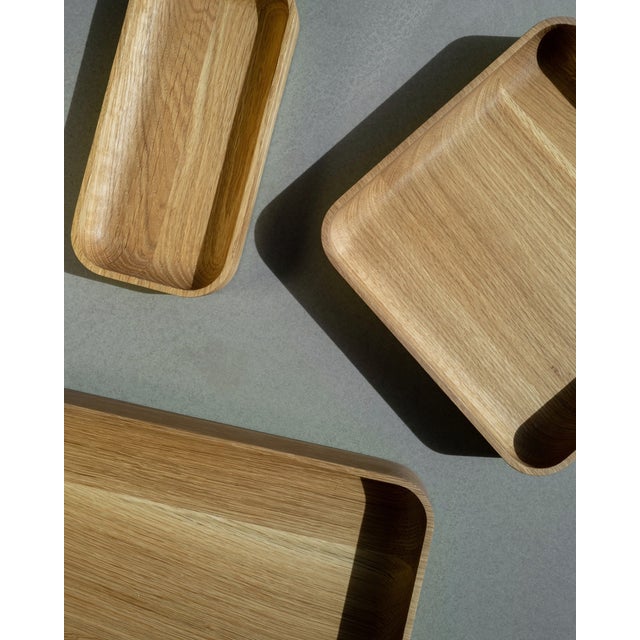 2020s Joyo - Solid Oak Bowls - Organizer Set For Sale - Image 5 of 8