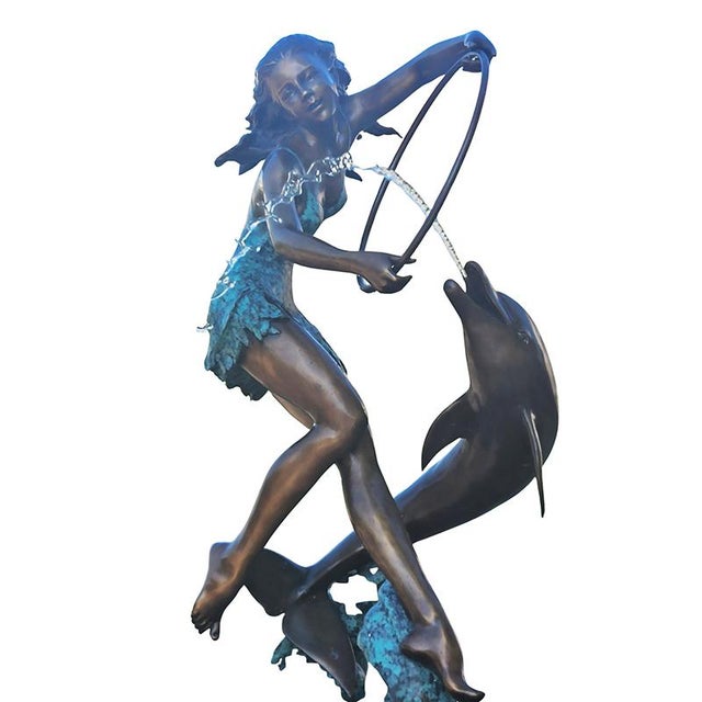 Bronze Sculpture/Fountain, 1980s For Sale - Image 9 of 10