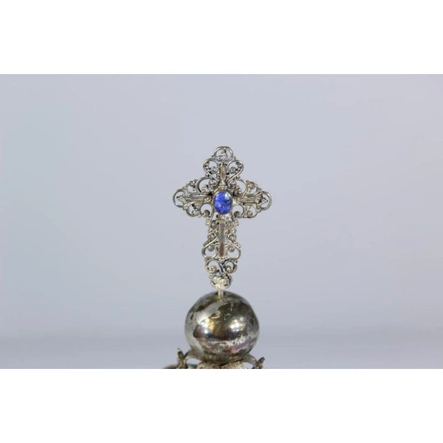 18th C. Portuguese Silver Crown For Sale In New York - Image 6 of 7