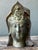 Vintage Patinated Bronze Buddha Head For Sale - Image 13 of 18