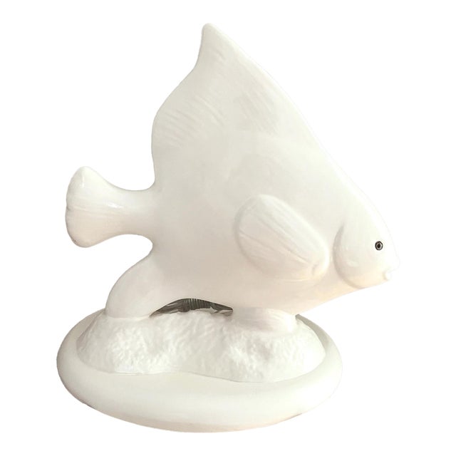 1970s Ceramic Fish Lamp For Sale