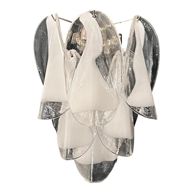 Murano Glass Wall Sconces "Rondini" | Mazzega Style For Sale