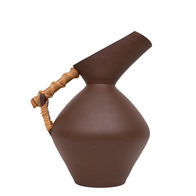 Stunning handmade Jug .The German studio pottery piece is numbered on the underside and is made from clay. It features a...