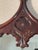 19 Th C American Antique Gothic Style Walnut Wall Mirror For Sale - Image 4 of 12