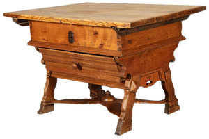 Antique Box Dining Table in Oak, 1700s
