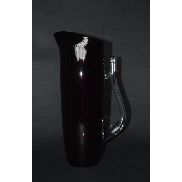 1980s Glass Carafe attributed to Wszewłod Sarnecki, 1980s For Sale - Image 5 of 7
