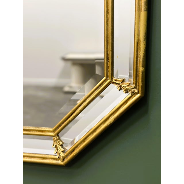 Vintage Neoclassical Octagonal Mirror by Deknudt, Belgium, 1980s For Sale - Image 5 of 9