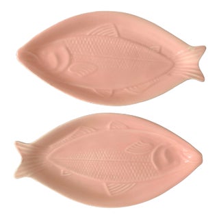 Mid-Century Modern Fish Platters - A Pair For Sale