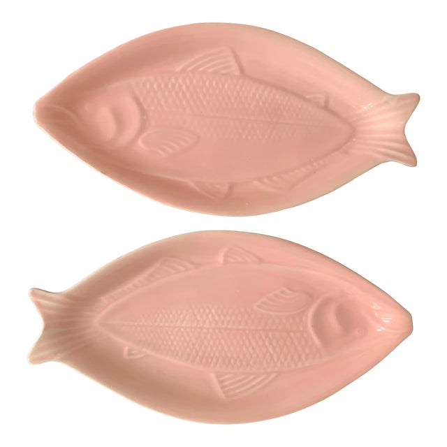 Mid-Century Modern Fish Platters - A Pair For Sale