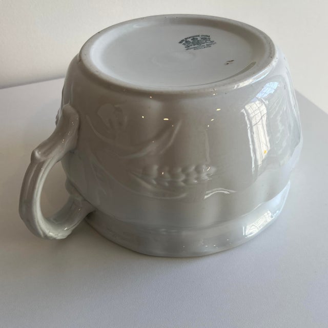 Antique Royal Ironstone Johnson Bros England Chamber Pot For Sale In Washington DC - Image 6 of 9