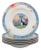 Soup Plates with Cat Motifs by Rosina Wachtmeister for Goebel, Germany, Set of 6 For Sale