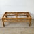 Tan Vintage Rattan Coffee Table — Bamboo Arch Apron For Sale - Image 8 of 18