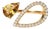 Pear Citrine 14k Gold Ring, Size 7.25 For Sale