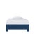Wood Finn Standard Bed Twin Extra Long - Navy For Sale - Image 7 of 12