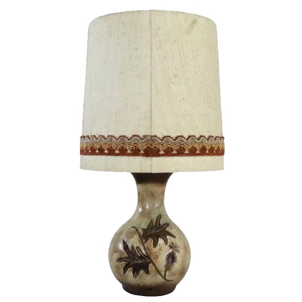 Vintage Table Lamp in Ceramic For Sale