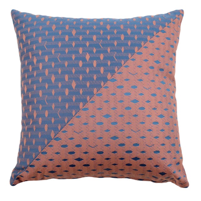 Carrè Diagonal Cushion by l'Opificio For Sale