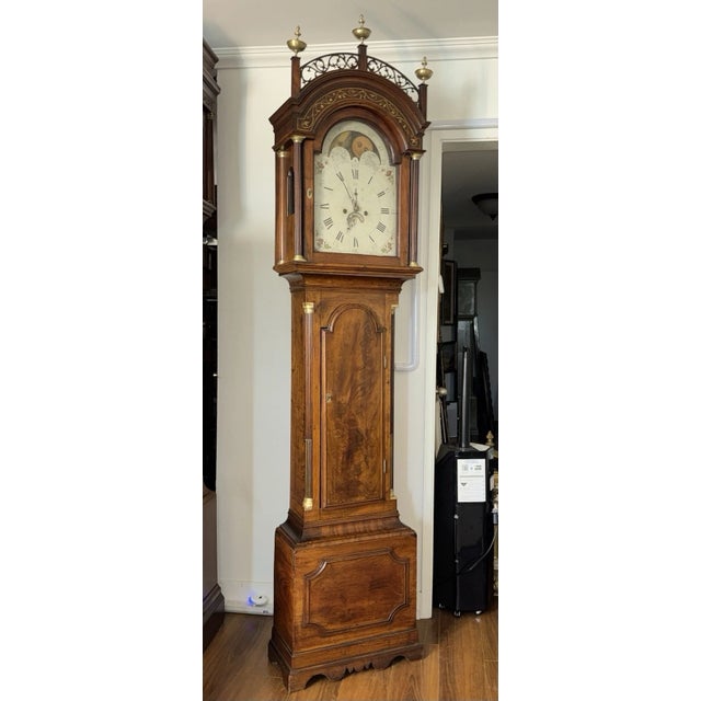 American William Fitz, New Hampshire Grandfather Clock, Circa 1795 For Sale - Image 3 of 18