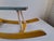 Wood Mid-Century Hand-Painted Wooden Rocking Horse, Czechoslovakia, 1960s For Sale - Image 7 of 16