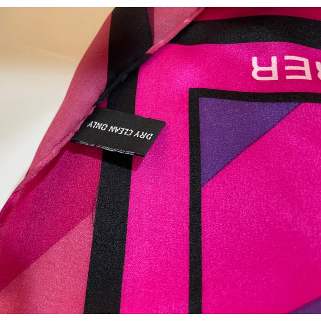 Jean-Louis Scherrer Paris Silk Scarf. A genuine vintage silk scarf crafted by Jean-Louis Scherrer in the heart of Paris....