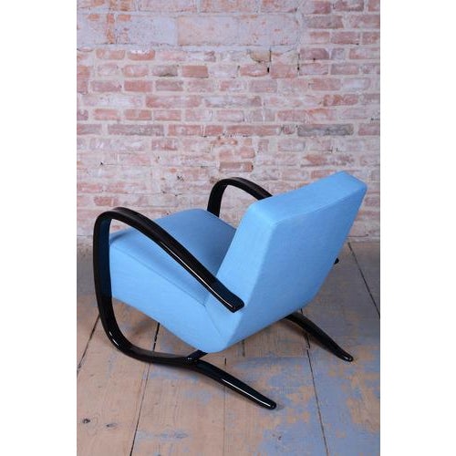 Czech Art Deco H-269 Lounge Chair by J. Halabala for Up Závody, 1930s For Sale - Image 4 of 18