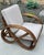 Mid 20th Century Boho Calif-Asia Mid 20th Century Rattan Three-Strand Pretzel Chair For Sale - Image 5 of 12