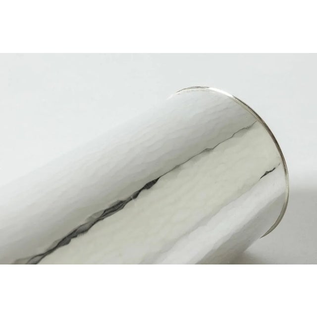 Metal Silver Vase by Sigurd Persson For Sale - Image 7 of 9