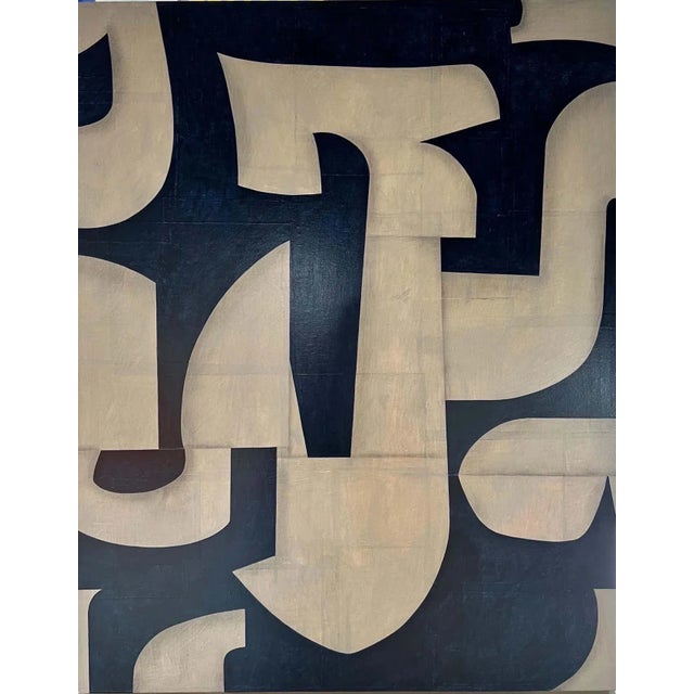 Textile Cecil Touchon Original Painting on Canvas Titled: “PDP 1147” 2021 For Sale - Image 7 of 11