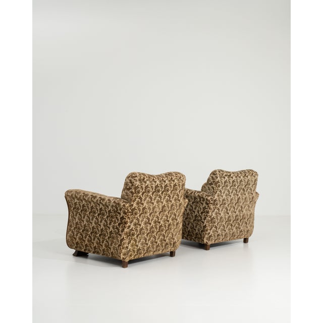Pair of Art Deco Armchairs, Antique, France, Early 20th Century For Sale - Image 9 of 14