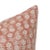 Designer Hand Block Printed Duck Canvas Pillow Cover 26x26- Tulsi Buti For Sale - Image 4 of 5