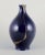 Ceramic Large Porcelain Vase with Sèvres Blue Glaze by James Guitet for Sèvres, 1970 For Sale - Image 7 of 9