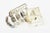 Vintage Bodum Sculptural Silver Plate Napkin Rings by Nathalie Du Pasquier Set of 6 For Sale In Miami - Image 6 of 12