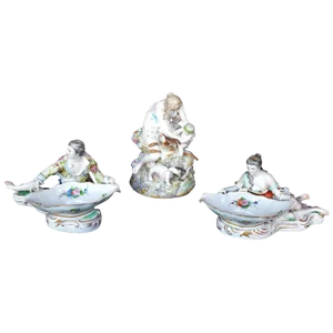 Collection of Three Meissen Figures