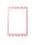 Contemporary Fleur Home Garden District Laurel Rectangle Mirror in Authentic Pink, 24x36 For Sale - Image 3 of 3