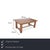 This solid wood dining table from Marktex is a real gem for your dining room, bringing a wonderfully inviting atmosphere...