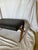 1950s Authentic t.h. Robsjohn-Gibbings for Widdicomb Walnut X-Base Footrest Ottoman, Labeled, C. 1952-1955 For Sale - Image 5 of 12