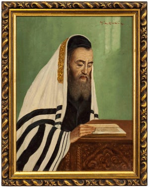 Rabbi in Prayer