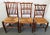 Antique English Lancashire Elmwood Tavern Chairs With Rush Seats- Set of 6 For Sale In West Palm - Image 6 of 13