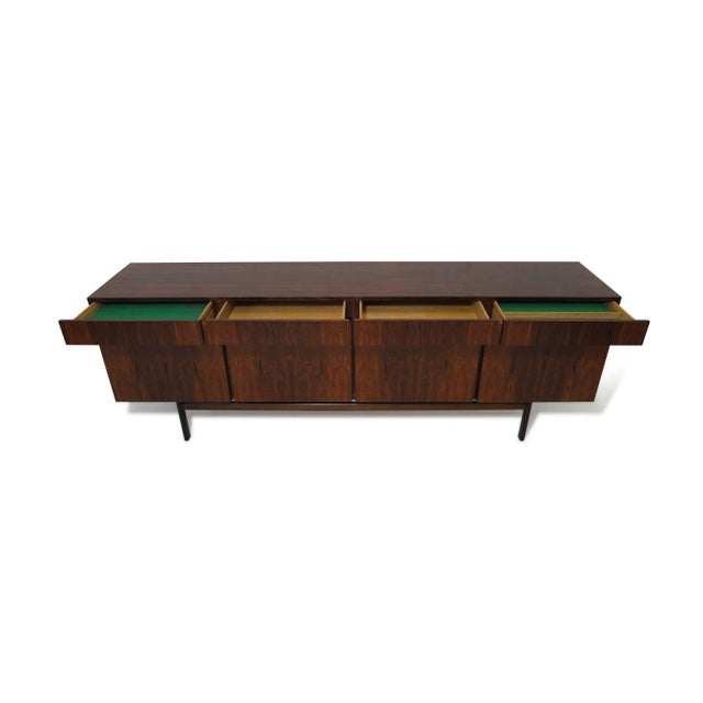 Mid 20th Century Ib Kofod Larsen Danish Rosewood Credenza For Sale In San Francisco - Image 6 of 10