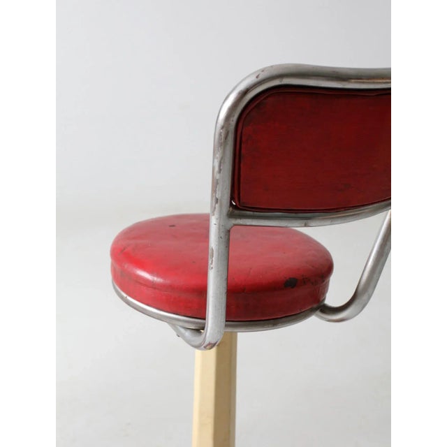 Antique Soda Fountain Counter Stools Set of 3 For Sale - Image 4 of 13