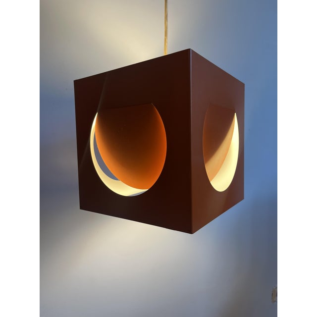1960s Cube Pendant Lamp by Shogo Suzuki, 1960s For Sale - Image 5 of 13